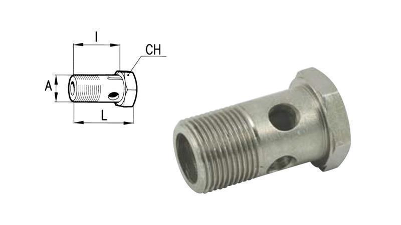 HYDRAULICKÝ DUTÝ ŠROUB 1/2