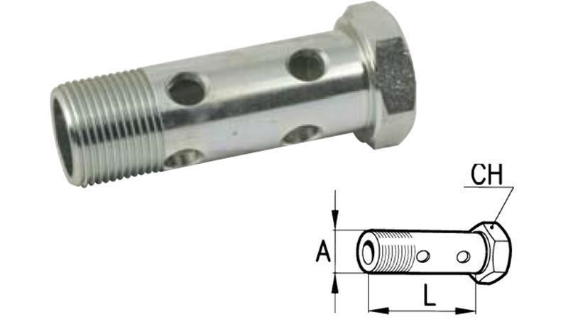 HYDRAULICKÝ DVOJITÝ ZÁVITOVÝ ŠROUB M14x1.5