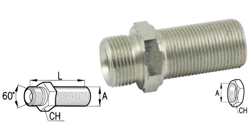 HYDRAULICKÝ DVOJITÝ LOM BSP PRODLOUŽENÝ 1/2