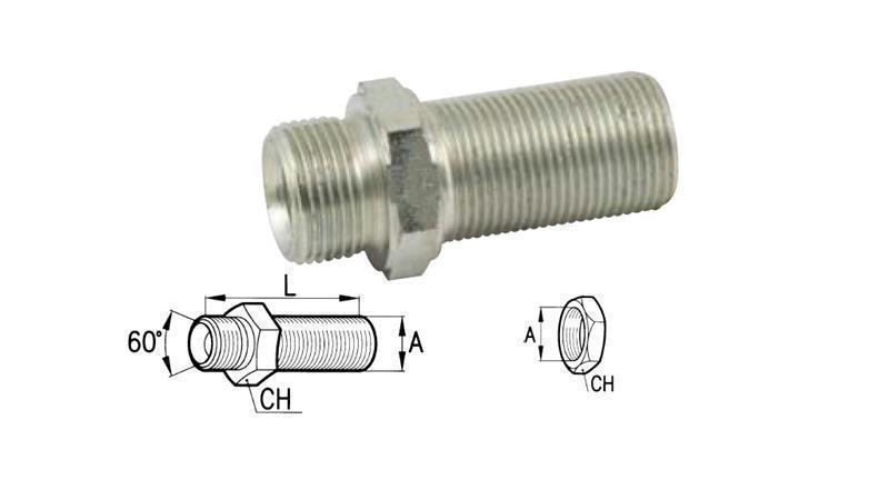 Hydraulický dvojventil BSP prodloužený 1/2