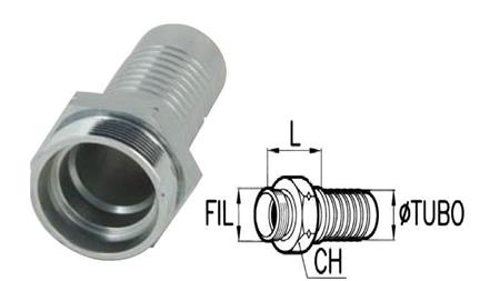 HYDRAULICKÉ SPOJENÍ CEL 15 L MUŽSKÉ DN12-M22X1,5