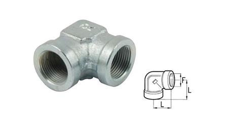HYDRAULICKÝ OHYB 90° KRÁTKÝ ŽENSKÝ-ŽENSKÝ 3/4