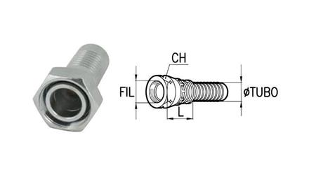 HYDRAULICKÉ PŘIPOJENÍ DKOL 18 L ŽENA DN12-M26X1,5