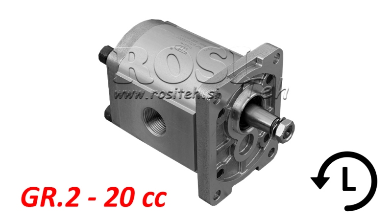 HYDRAULICKÉ ČERPADLO GR.2 20 CC LEVÝ - ZÁVIT