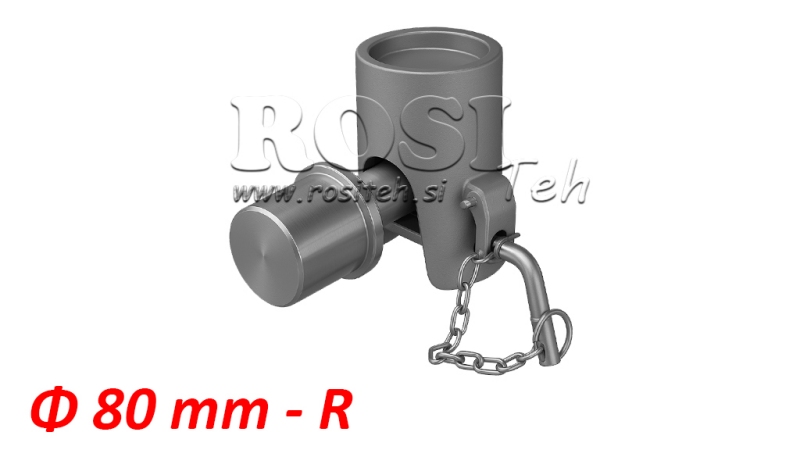 SKLÁPACÍ KULIČKA 14T PRO KESON FI80 PRAVÁ