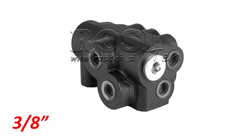 HYDRAULICKÝ VENTIL PRO MARKER BIDIREKČNÍ 3/8