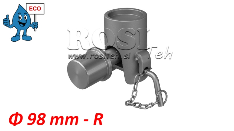 SKLÁDACÍ KULIČKA PRO PŘÍVĚS fi98 PRAVÁ eco