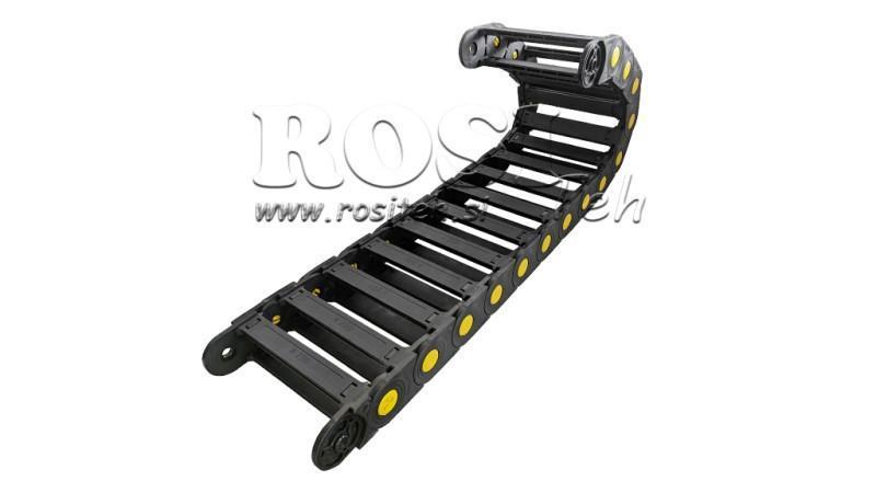 VODÍCÍ ŘETĚZ PRO HYDRAULICKÉ HADICE CK40a (výška 40mm-šířka 200mm)