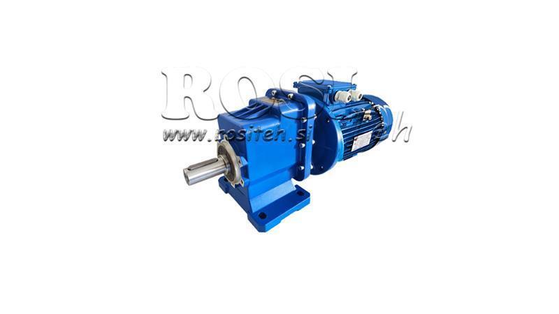3Faz 1,1kW-ELEKTRO MOTOR Z ERC02 REDUKTORJEM MS80 58vrt/min