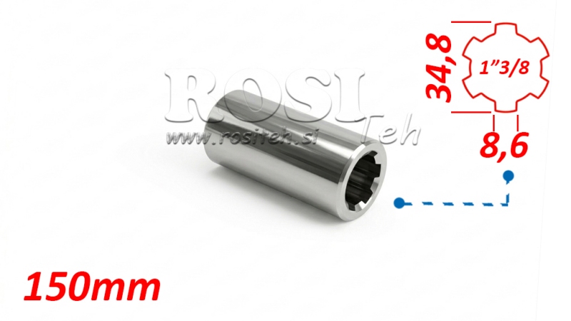 ADAPTER KARDANA TULEJA 1-3/8 (150 mm)