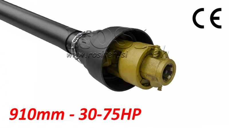 WAŁ KARDANA ECO 910mm 30-75HP ZE SPRZĘGŁEM WOLNOBIEŻNYM