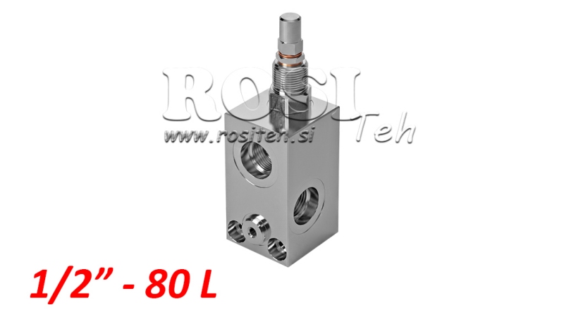 HYDRAULICKÝ REGULÁTOR TLAKU VMP 1/2 20-260 BAR - 80LIT