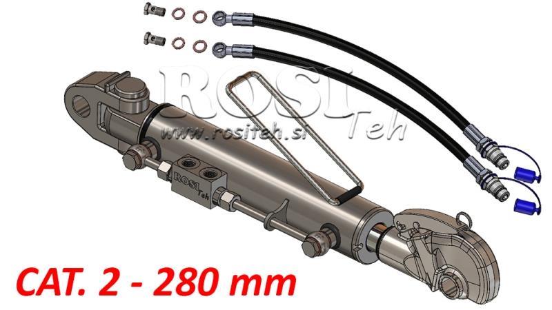 HYDRAULICKÝ TŘETÍ BOD - SPECIÁLNÍ - CAT. 2 - 63/35-280 (45-95 HP) (25,4 mm)