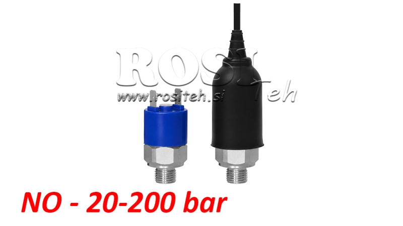 HYDRAULICKÝ TLAKOVÝ SPÍNAČ K4 - NO  20-200 BAR (MAX.300BAR)