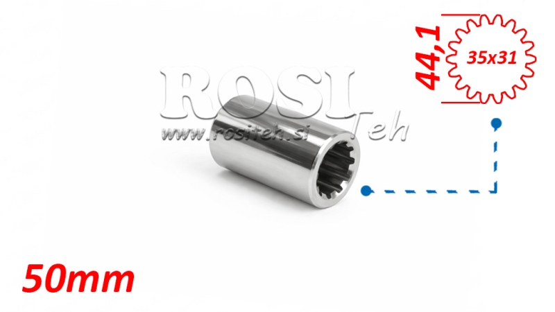 PRZEKŁADNIA PTO 35X31 18 ZĘBÓW D48 L50