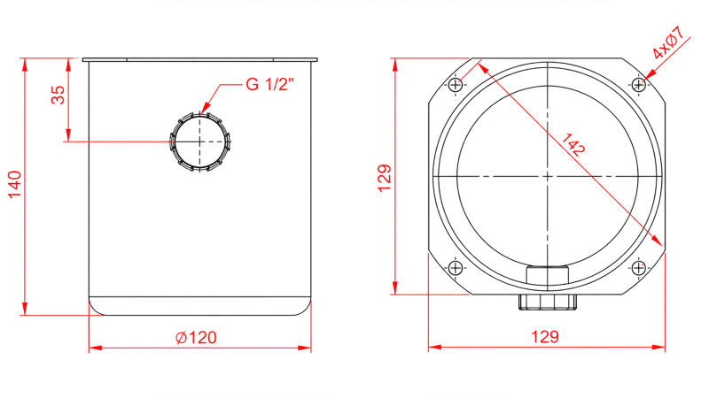 TANQUE DE METAL ROLL PP 1 LITRO