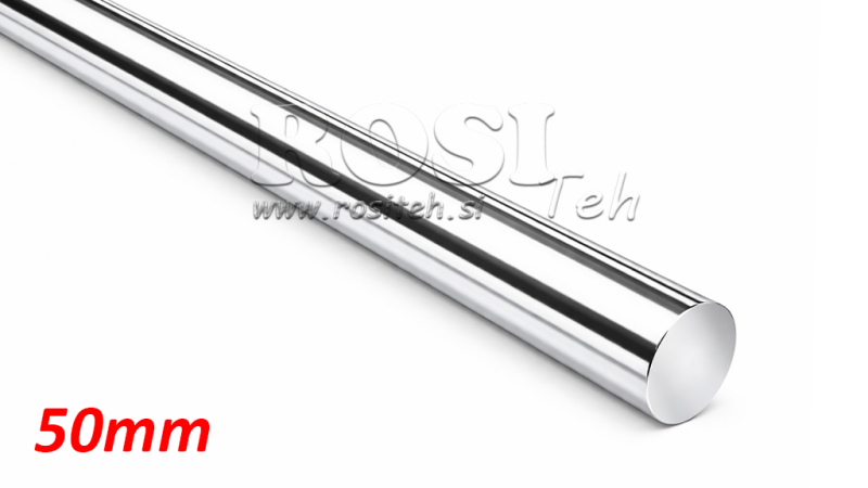 CHROMOVANÁ TYČ PRO HYDRAULICKÝ VÁLEC C45 - 50mm (1000mm)