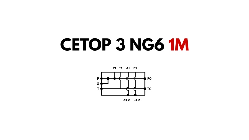 ZÁKLAD CETOP3 NG6 1M