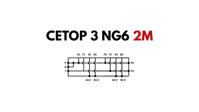 ZÁKLAD CETOP3 NG6 2M