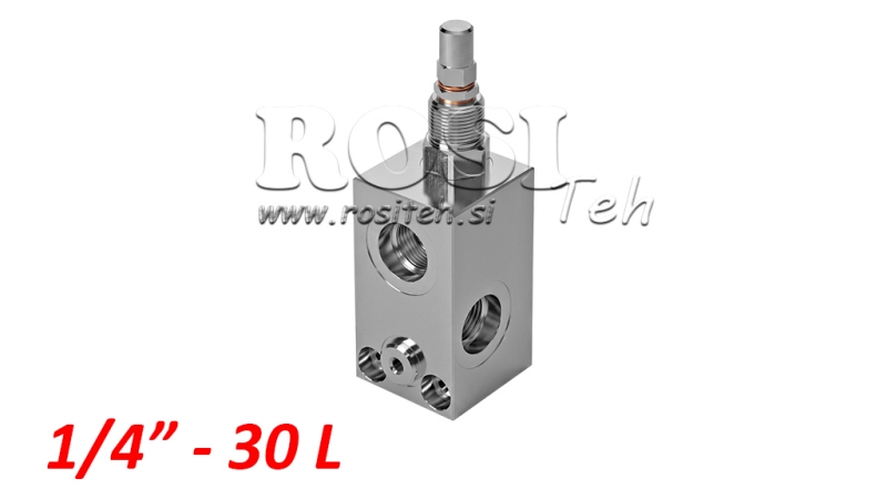 HYDRAULICKÝ REGULÁTOR TLAKU VMP 1/4 10-180 BAR - 30LIT