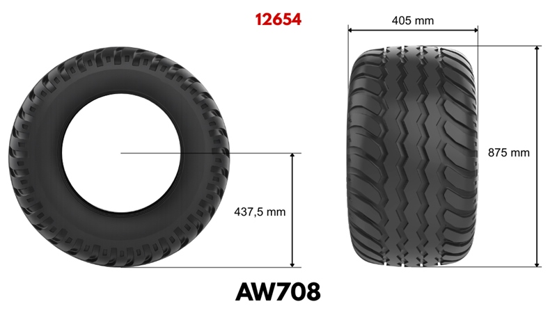 400/60-15,5 PNEUMATIKA AW708 (14 PR)