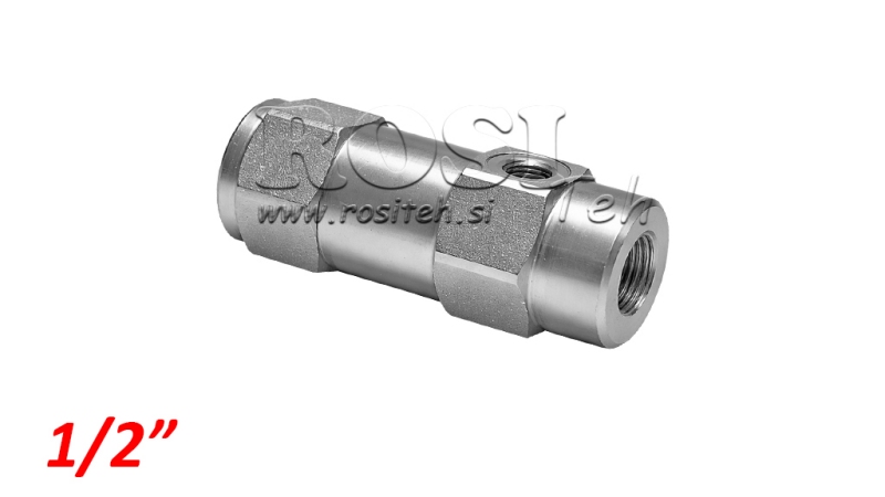 BLOKOVACÍ VENTIL VBPSL 1/2 SD JEDNOSMĚRNÝ S PILOTEM.