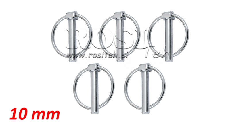KOMPLETNÍ BEZPEČNOSTNÍ KLIPY KRUHOVÉ Φ 10,0 MM (5KS)