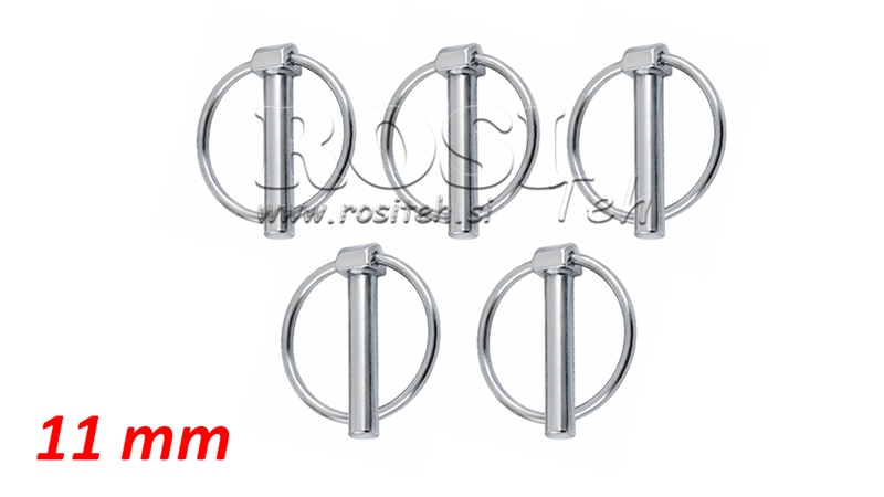 KOMPLETNÍ BEZPEČNOSTNÍ KLIPY KRUHOVÉ Φ 11.0 MM (5KS)
