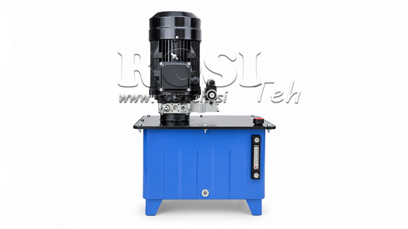 MINI HIDRAVLIČNI AGREGAT 380V AC (4 kW) - 8 cc - 12 lit/min - tank 40 lit