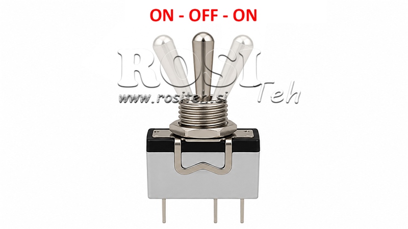 ELEKTRICKÝ PŘEPÍNAČ ON-OFF-ON 10A