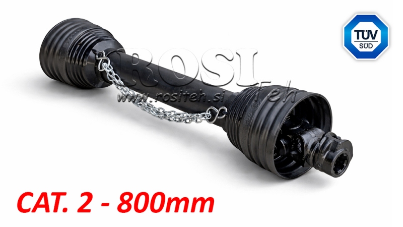 CE ZERTIFIZIERTE GELENKWELLE PROFI LINE KAT.2 LÄNGE 800mm