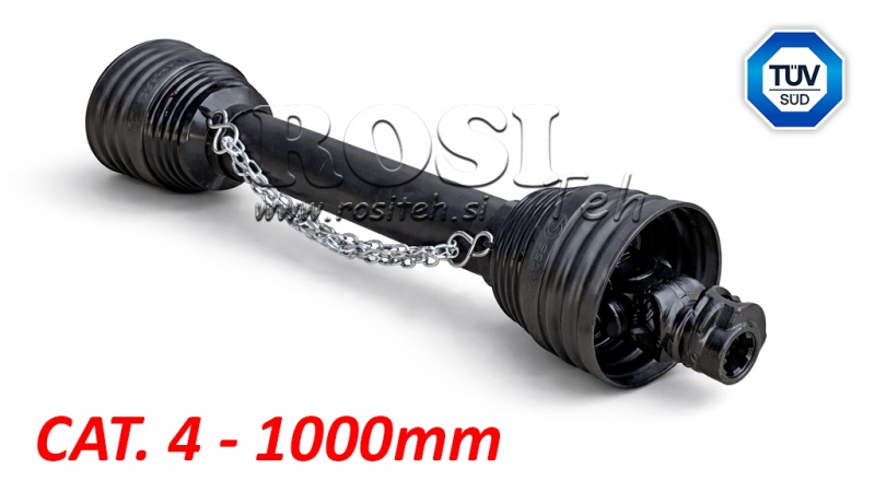 CE ZERTIFIZIERTE GELENKWELLE PROFI LINE KAT.4 LÄNGE 1000mm