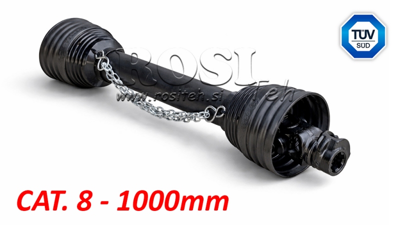 CE ZERTIFIZIERTE GELENKWELLE PROFI LINE KAT.8 LÄNGE 1000mm