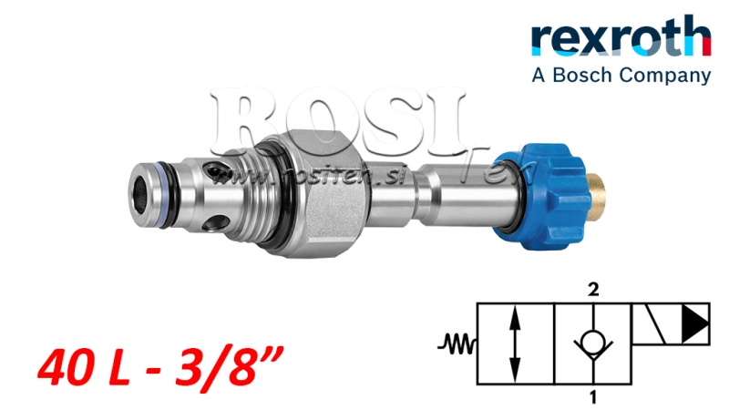 HID. ODPRT ELEKTROMAGNETNI KRMILNIK ZA 2 POTNI VENTIL REXROTH 3/8 40-LIT