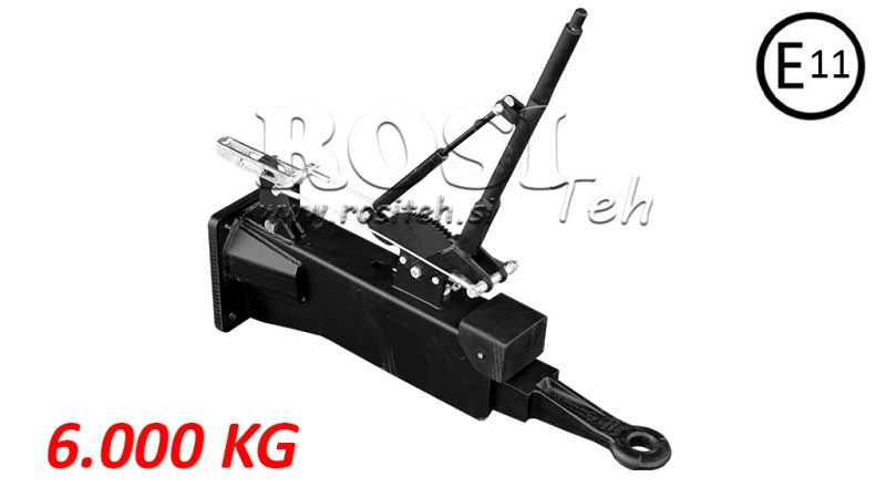 VLEČNA RUDA - PRIKLOP TRAKTORSKE PRIKOLICE 6.000/1.600KG (E11 CERTIFIKAT)