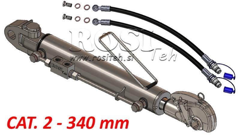 HYDRAULICKÝ TŘETÍ BOD - SPECIÁLNÍ - CAT. 2 - 63/35-340 (45-95 HP) (25,4 mm)