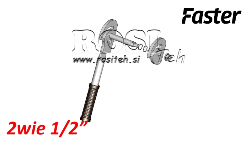 PÁKA PRO MULTI-FASTER 2CESTY 1/2 PEVNÁ ČÁST