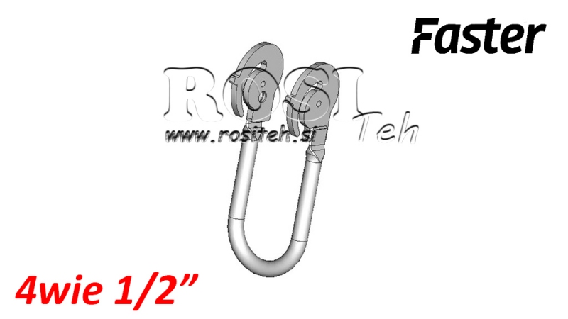 PÁKA PRO MULTI-FASTER 4CESTY 1/2 PEVNÁ ČÁST