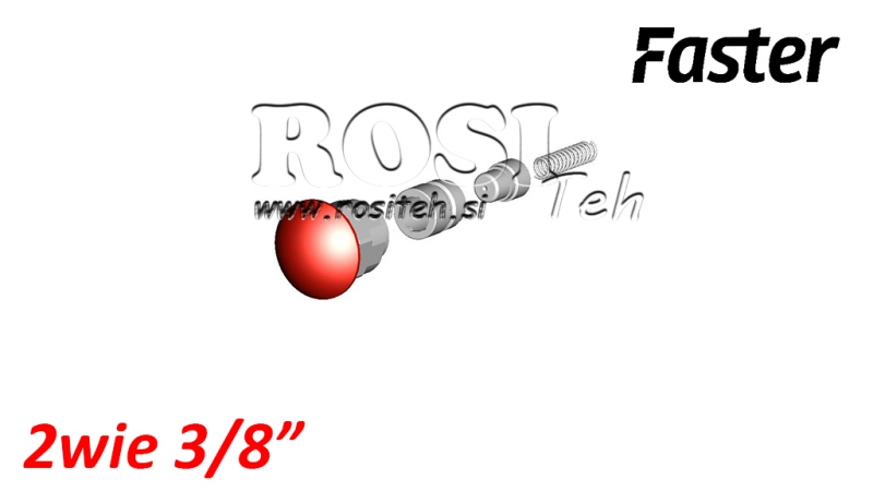 BEZPEČNOSTNÍ TLAČÍTKO PRO MULTI-FASTER 3/8 2CESTY PEVNÁ ČÁST