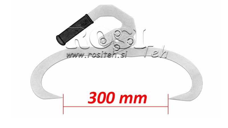 RUKOJEŤ LESNICKÉHO DRAPÁKU HD30 (300 MM) - POZINKOVANÉ