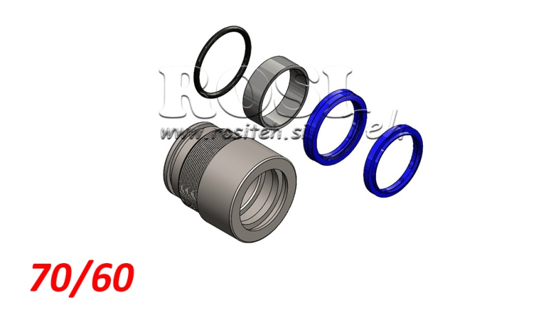 SADA TĚSNĚNÍ PRO HYDRAULICKÝ VÁLEC MONO 70/60