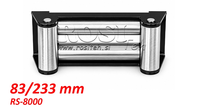 VÁLEČKOVÉ VODÍTKO PRO OCELOVÉ LANO (RS-8000) - 83 x 233 mm