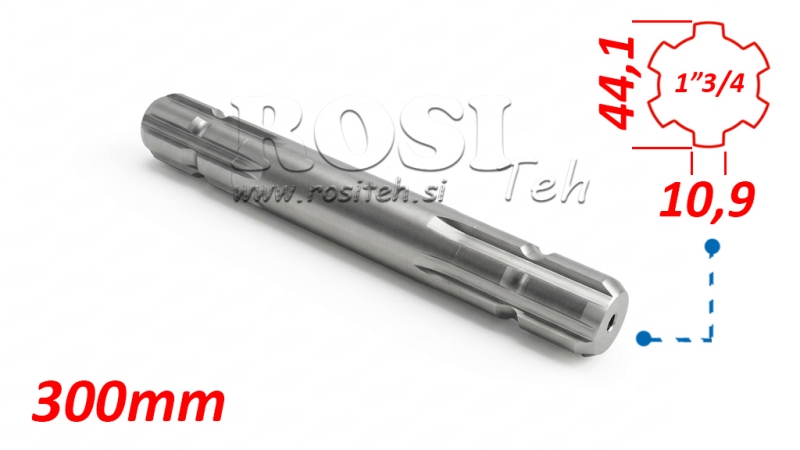 KARDANSKI NASTAVEK 1-3/4 OBOJESTRANSKI (300 mm)