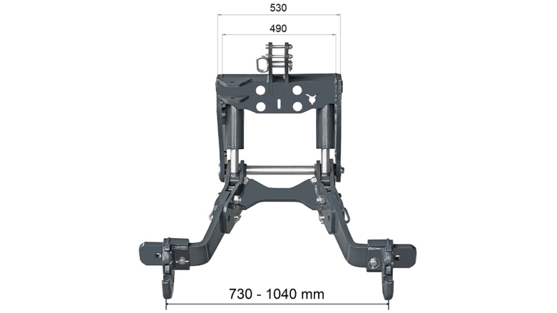 PŘEDNÍ HYDRAULIKA TRAKTORU FLEX 2KAT PRO TRAKTOR 1500KG