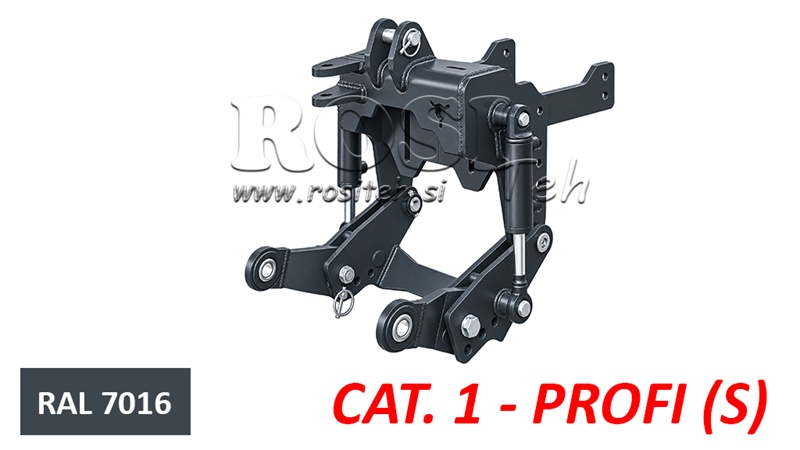PŘEDNÍ HYDRAULIKA TRAKTORU CAT. 1 - PROFI STANDARD PRO TRAKTOR 800 KG