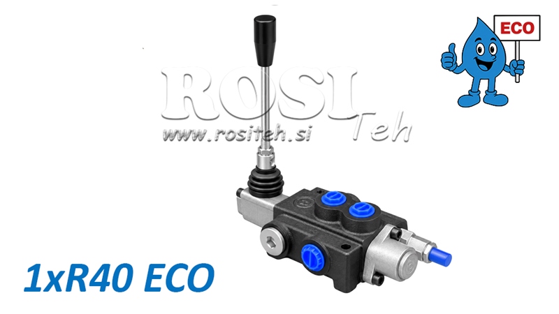 HYDRAULICKÝ RUČNÍ VENTIL – 1-SEKČNÍ ROZVADĚČ 1xR40 ECO