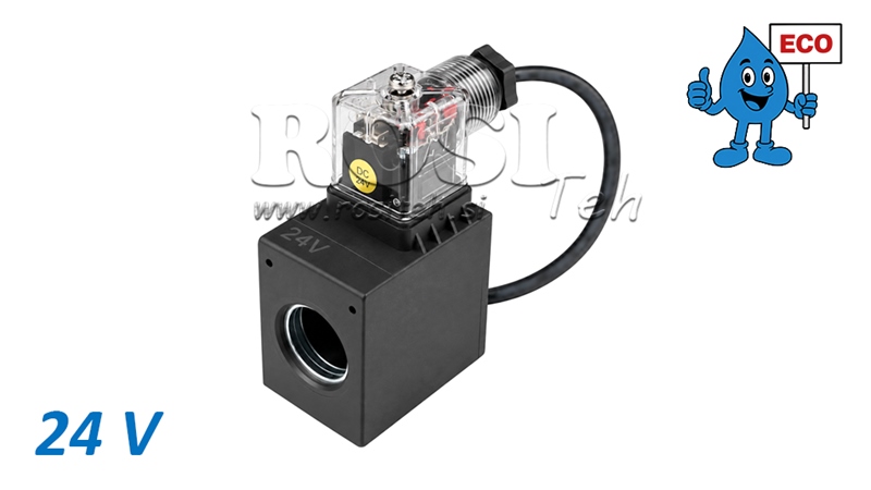 ELEKTROMAGNETICKÁ CÍVKA 24V PRO HYDRAULICKÝ ELEKTROMAGNETICKÝ VENTIL E80 ECO