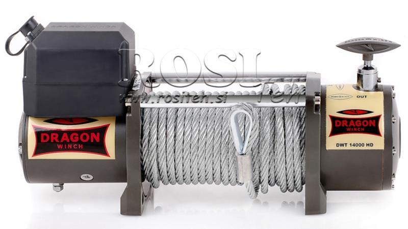 24 V ELEKTRICKÝ VYHÝBAČ DWT 14000 HD - 6350 kg