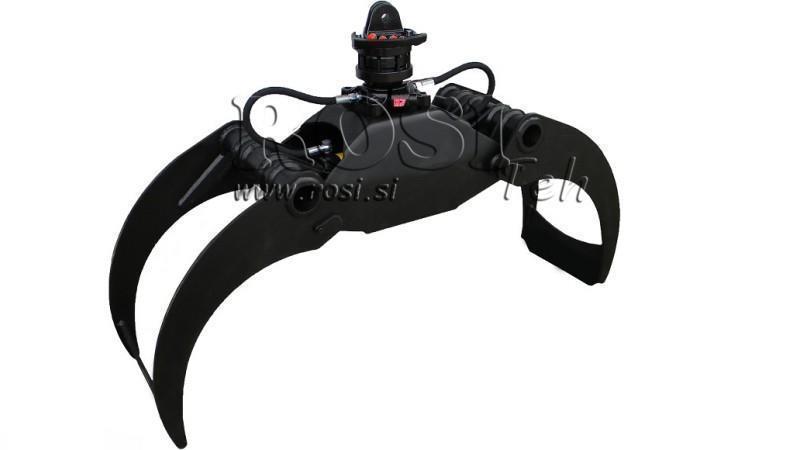 LESNÍ CHYTAČ LG2500 kg - 1500 mm ROTÁTOR 4500/2500 KG S FLANŠÍ