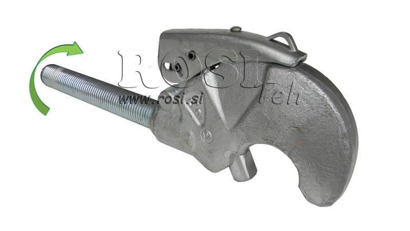 automatický závitový hák kategorie 2/3 pro tažné zařízení M30x3